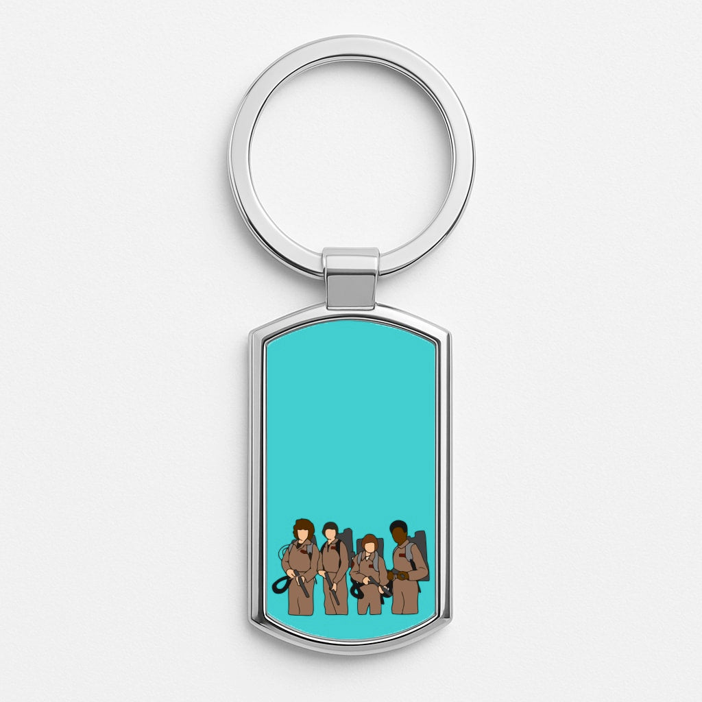 Ghost Busters Costumes Silver Keyring