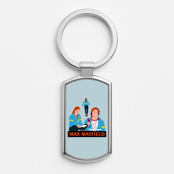 Max Mayfield Silver Keyring