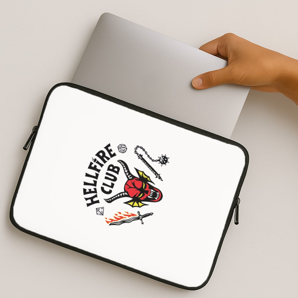 Hellfire Logo - White MacBook Case