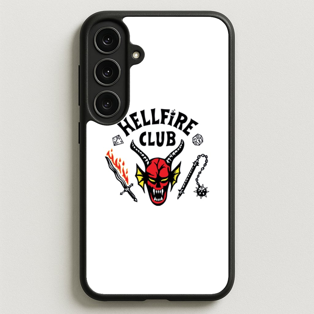 Hellfire Logo - White Phone Case for Galaxy S25FE
