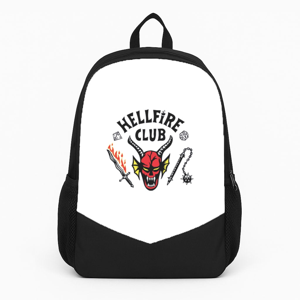 Hellfire Logo - White Backpack