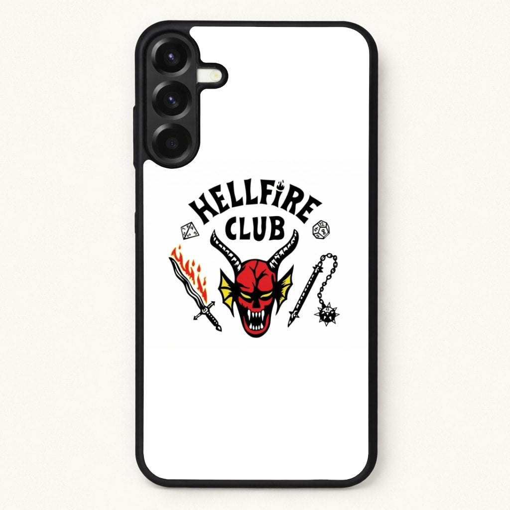 Hellfire Logo - White Phone Case for Galaxy A17