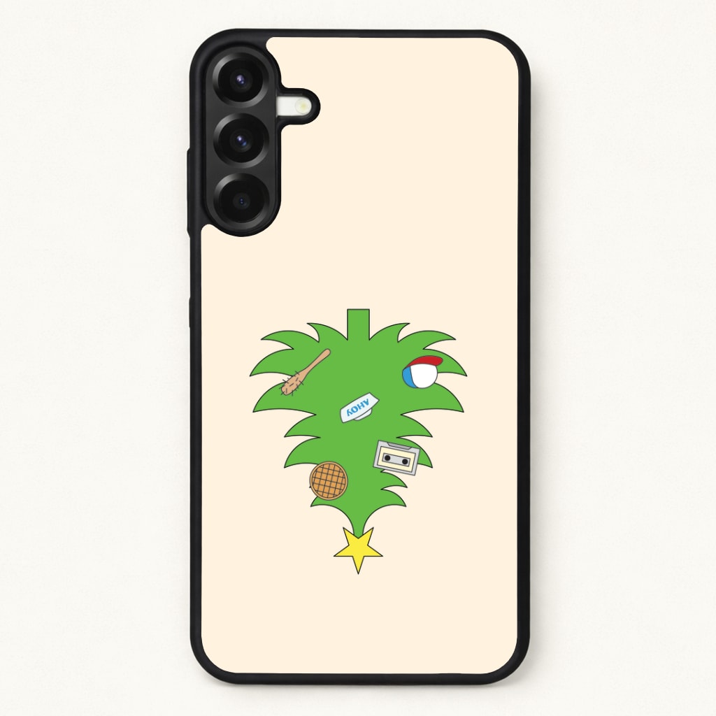 Upside Down Christmas Tree Phone Case for Galaxy A37