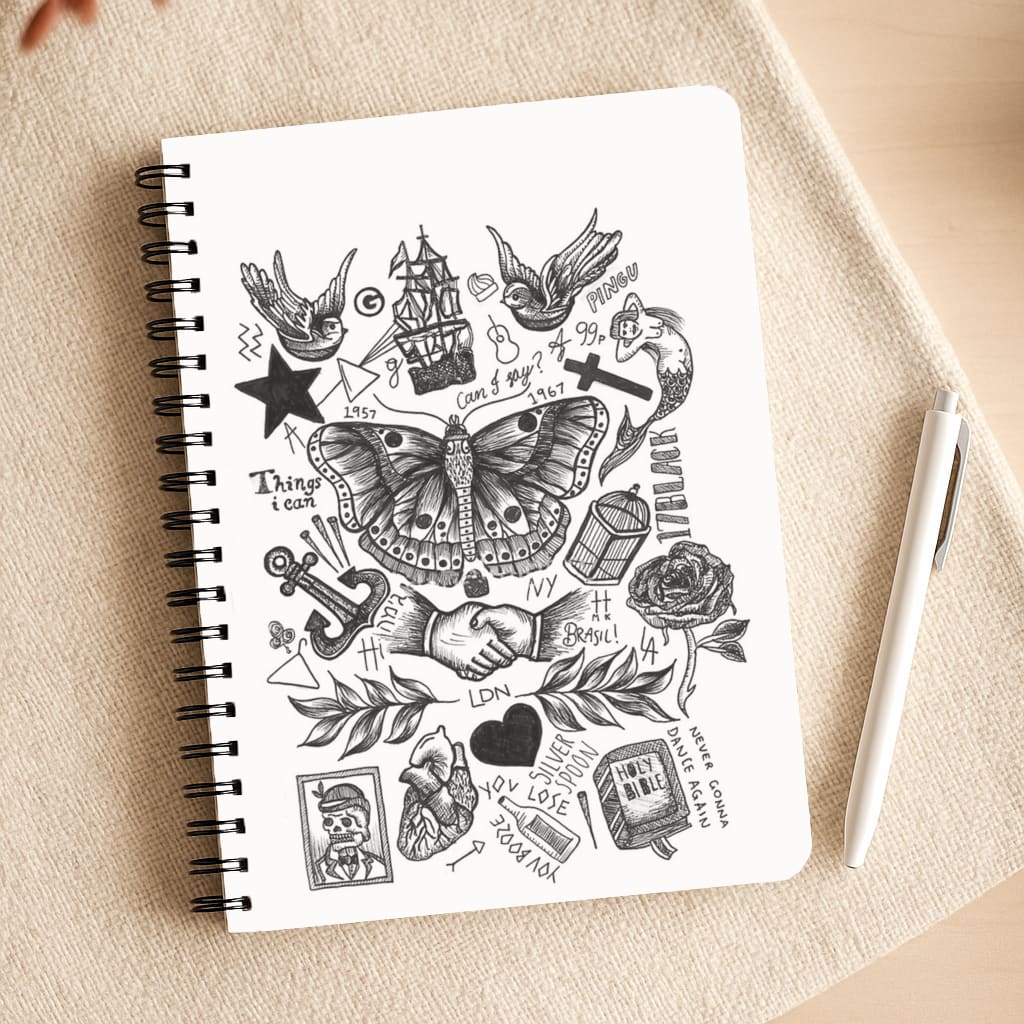 Harry Tattoos Notepad