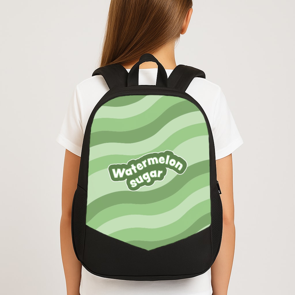 Watermelon Sugar Abstract - Harry Large School Bag
