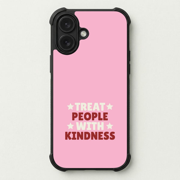 Treat People With Kindness Phone Case — Bumper case