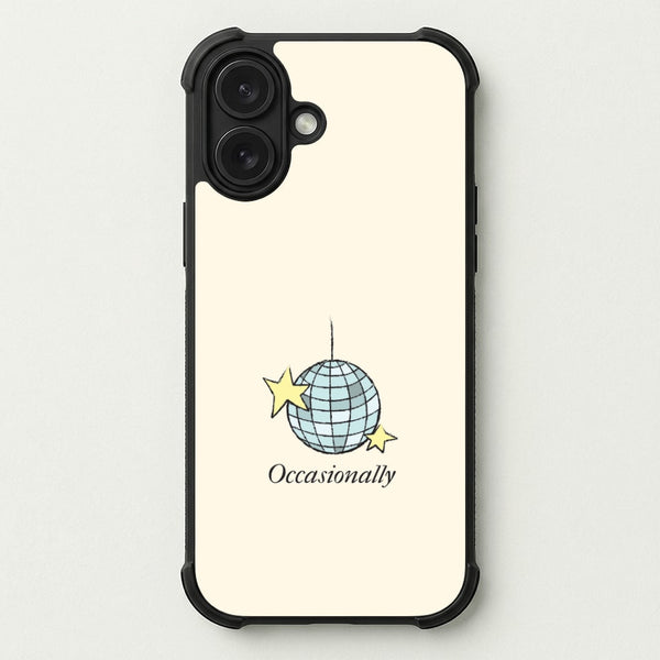 Ocasionally Discoball Phone Case — Bumper case