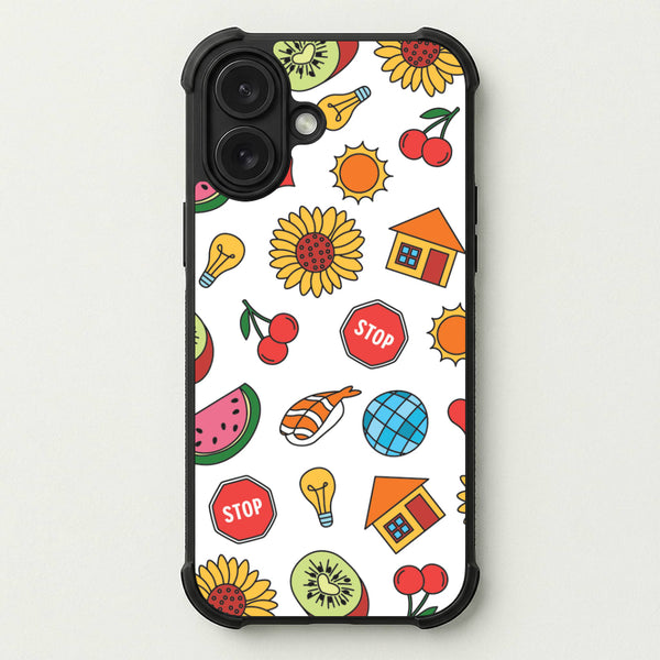 Harry Stickers Pattern Phone Case — Bumper case
