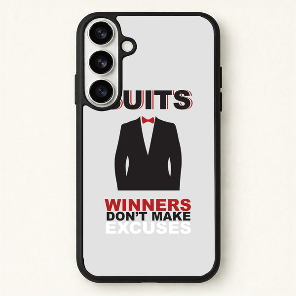 Winners Don't Make Excuses Phone Case for Galaxy S26