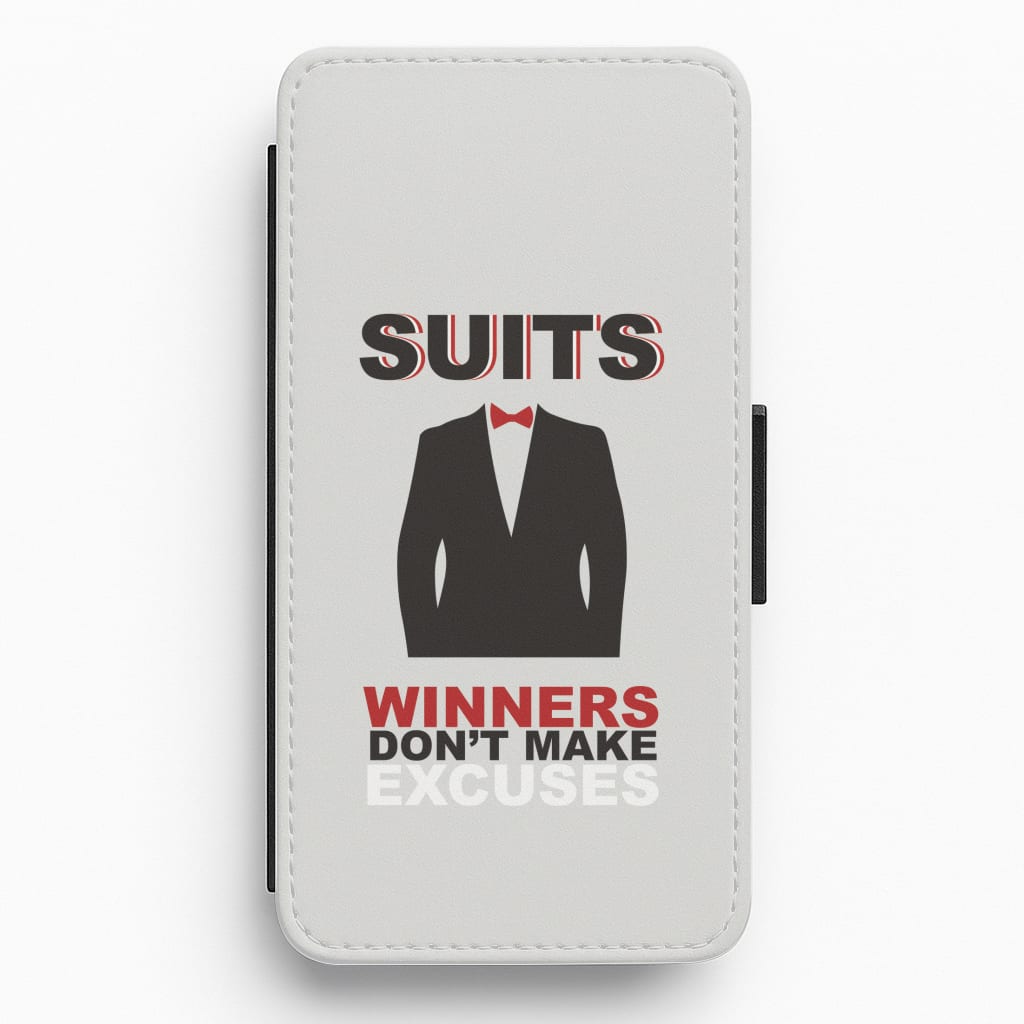 Winners Don't Make Excuses Flip / Wallet Phone Case