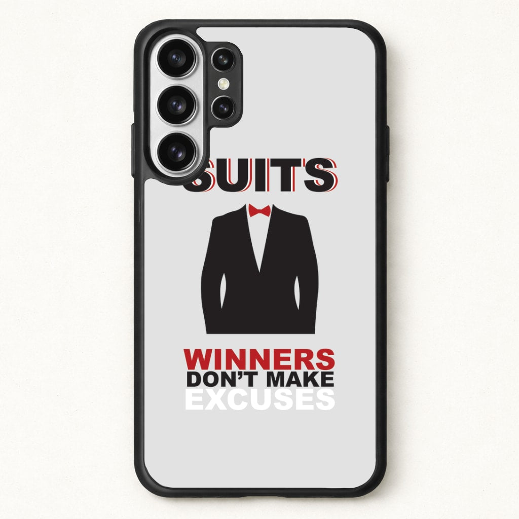 Winners Don't Make Excuses Phone Case for Galaxy S26 Ultra