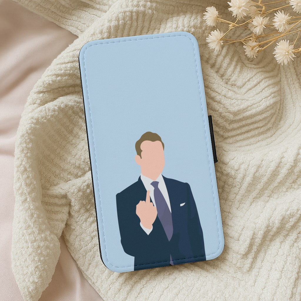 Middle Finger Wallet Phone Case