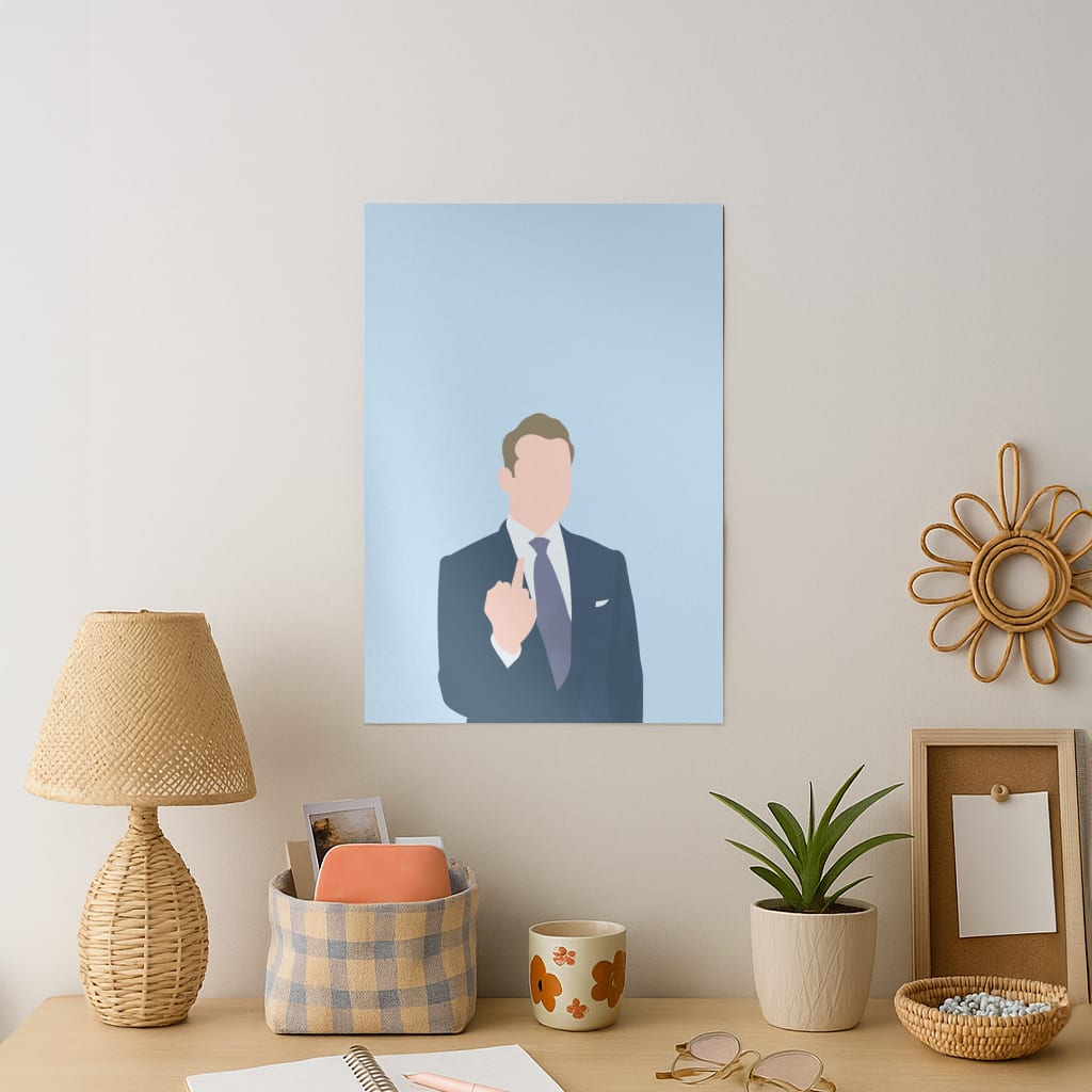 Middle Finger Art Print
