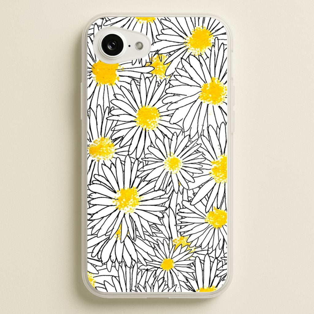 Cute Daisy Pattern - Floral Phone Case for iPhone 16e