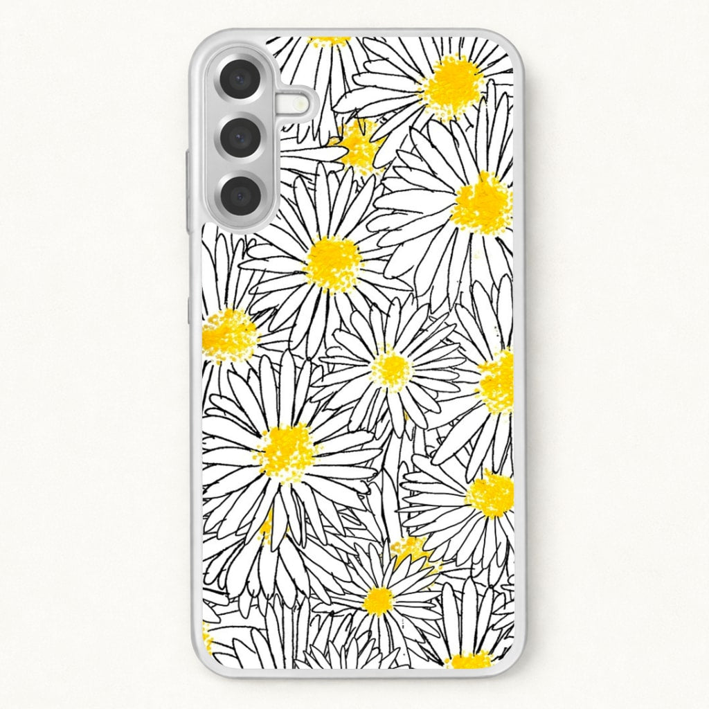 Cute Daisy Pattern Phone Case for Galaxy A17