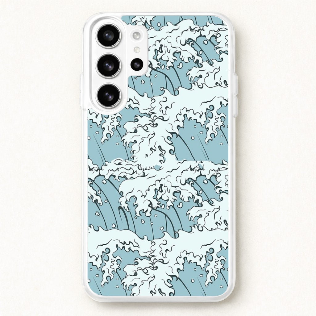 Japanese Waves Phone Case for Galaxy S26 Ultra
