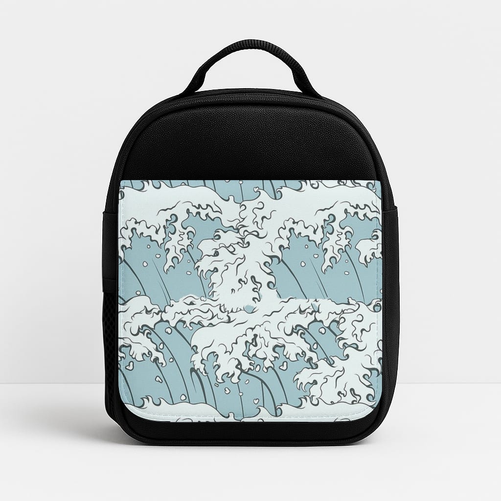 Japanese Waves Insulated Lunchbox