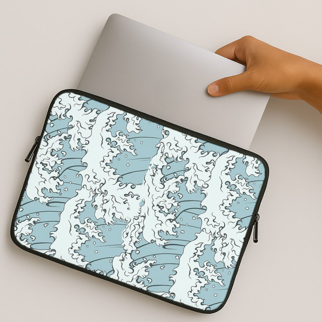 Japanese Waves MacBook Case