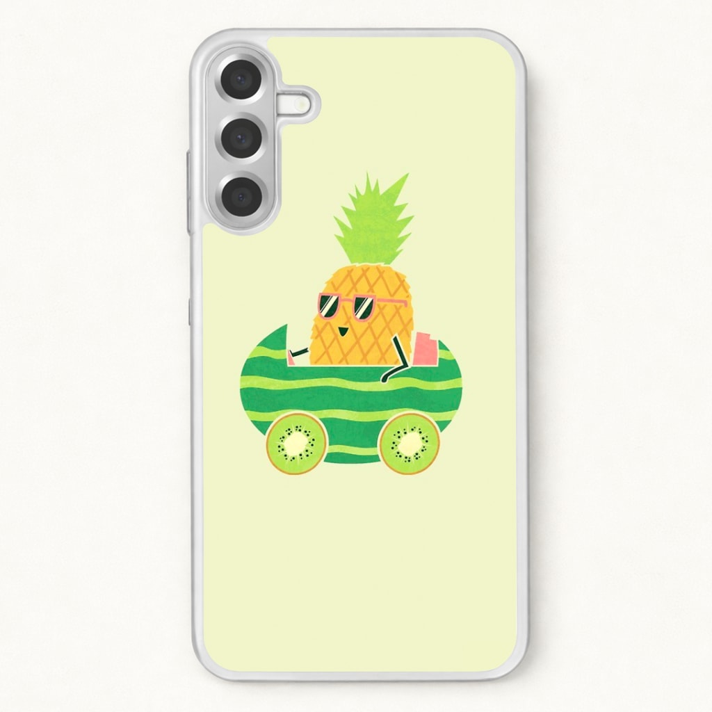 Summer Drive Pineapple Phone Case for Galaxy A57