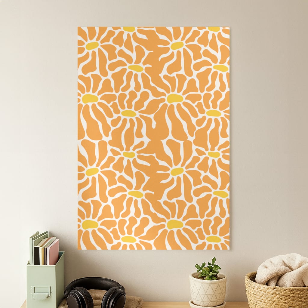 Orange Flowers - Summer Poster
