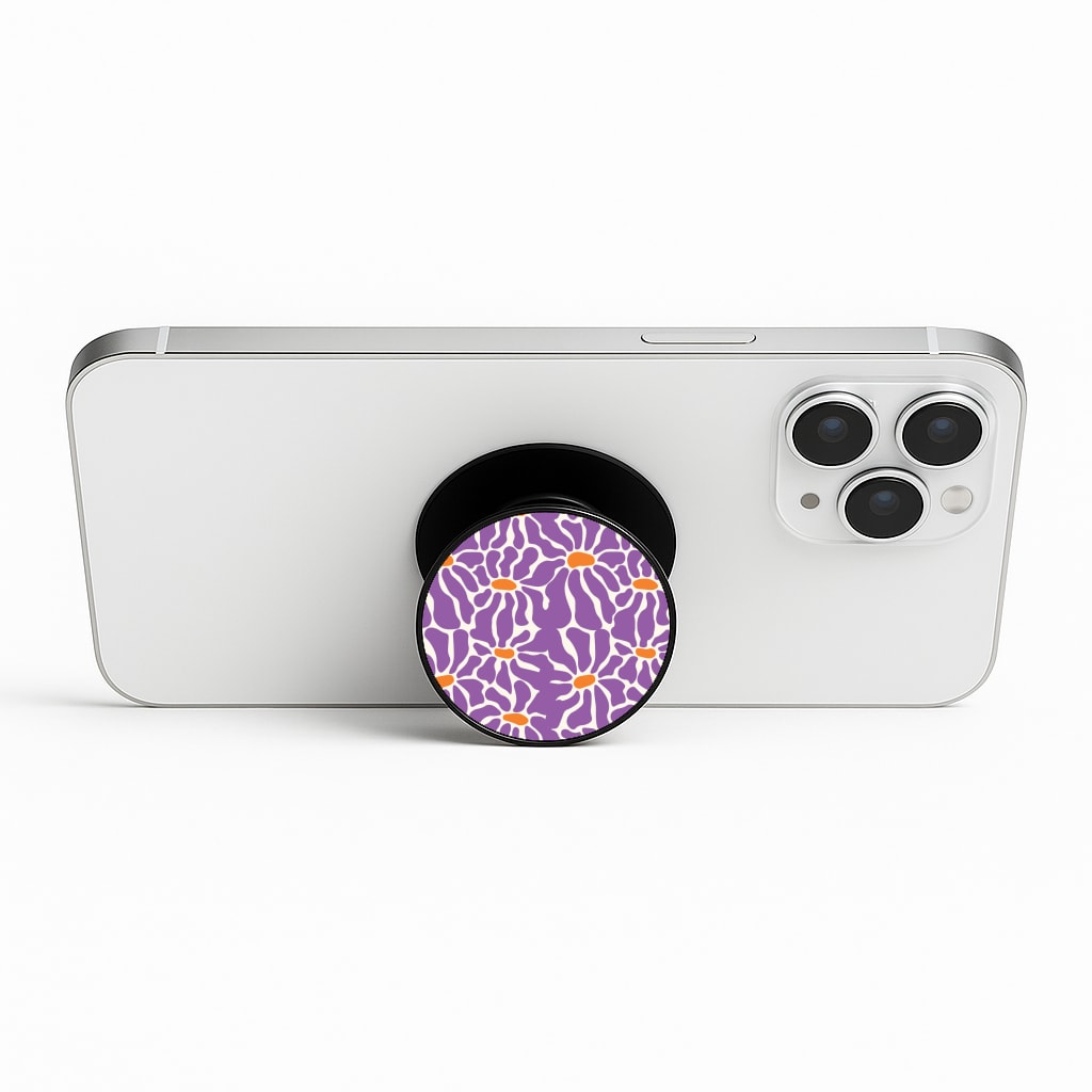 Purple Flowers - Summer Phone Stand