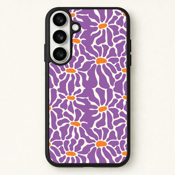 Purple Flowers - Summer Phone Case for Galaxy S26 Plus