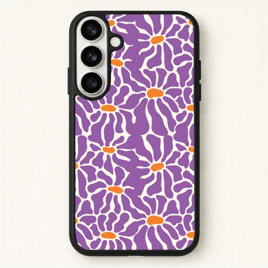 Purple Flowers - Summer Phone Case for Galaxy S26