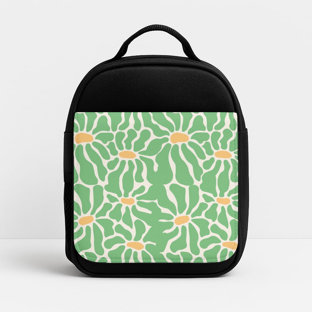 Green Flowers - Summer Insulated Lunchbox