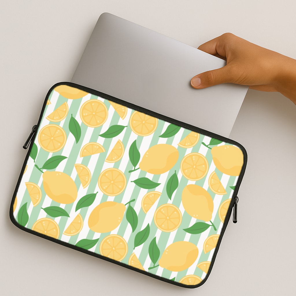 Lemons Pattern - Summer MacBook Case