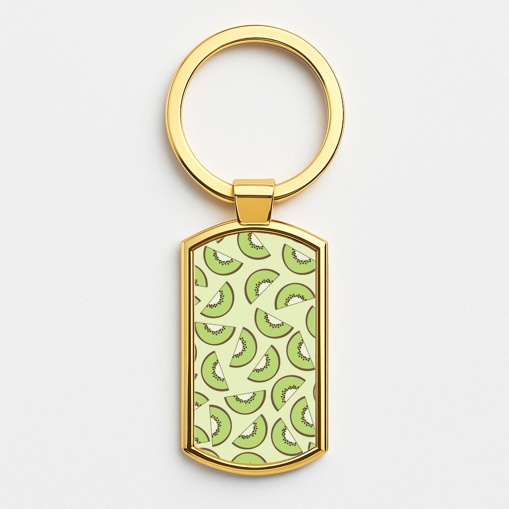 Kiwi Patterns - Summer Gold Keyring