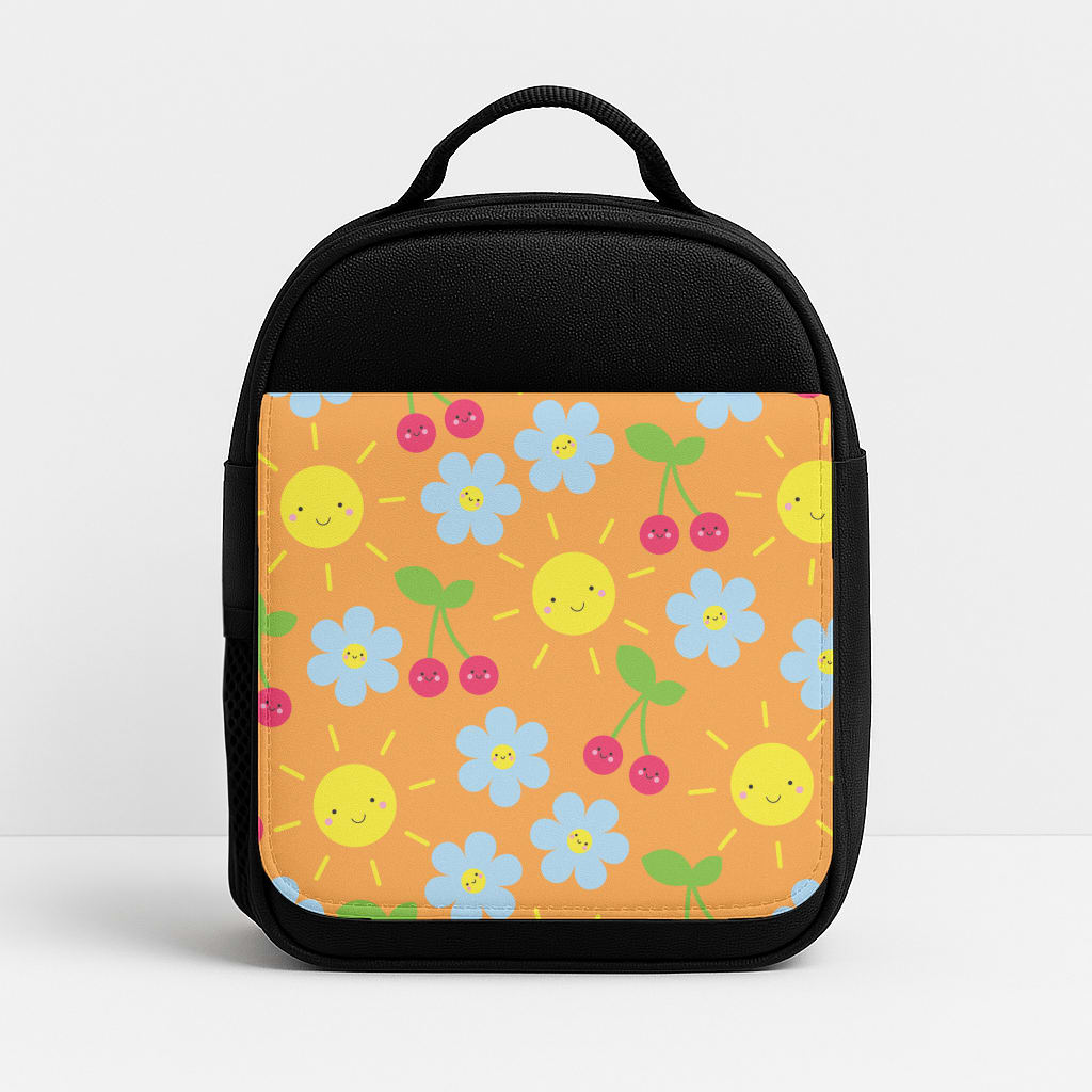 Vibey Pattern - Summer Insulated Lunchbox