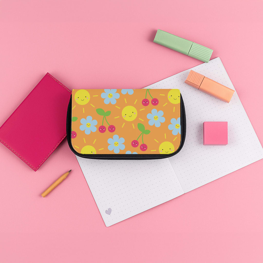Vibey Pattern - Summer Pencil Case