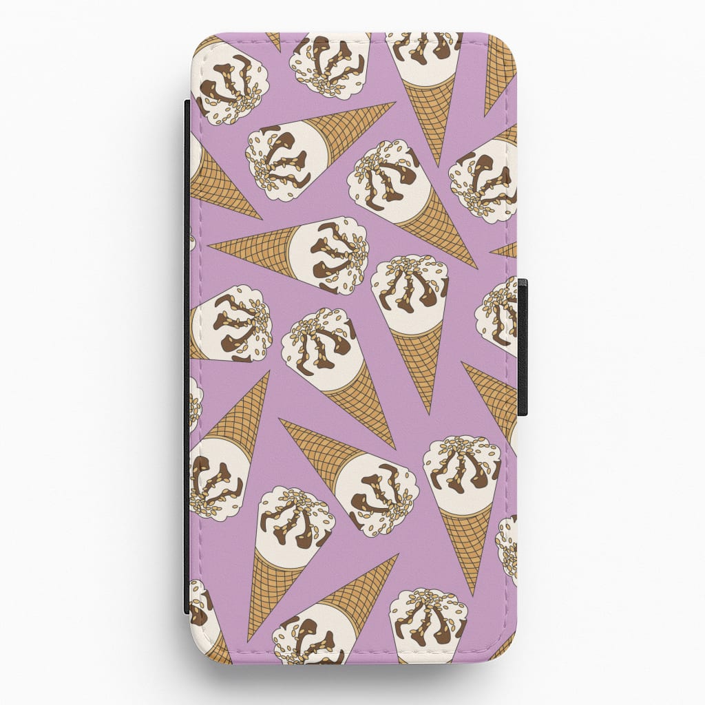 Netto - Ice Cream Patterns Flip / Wallet Phone Case
