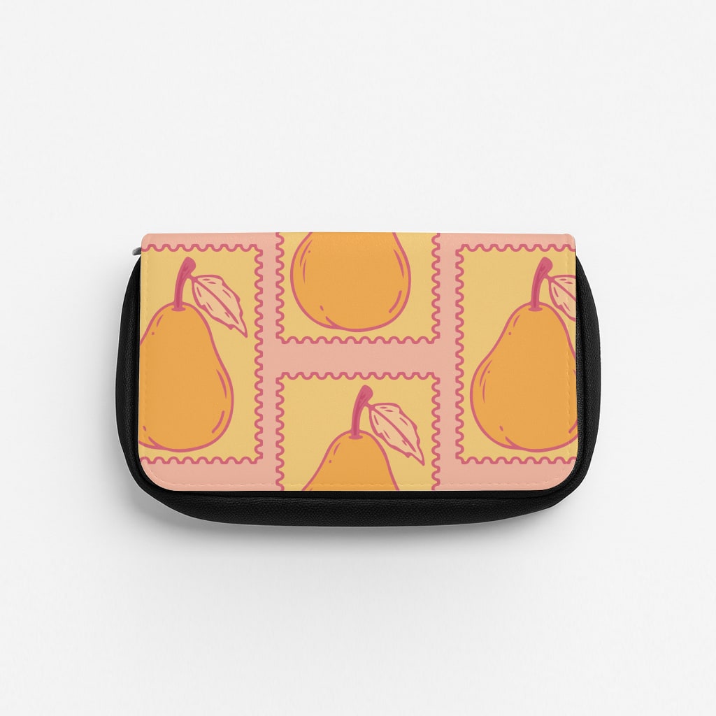 Pear Stamps Pattern Pencil Case