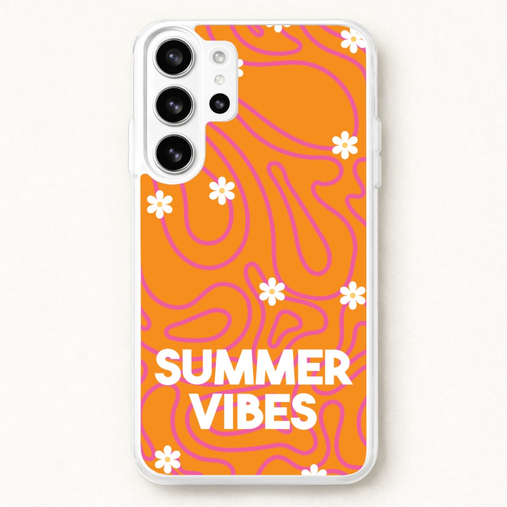 Summer Vibes Daisies Phone Case for Galaxy S26 Ultra