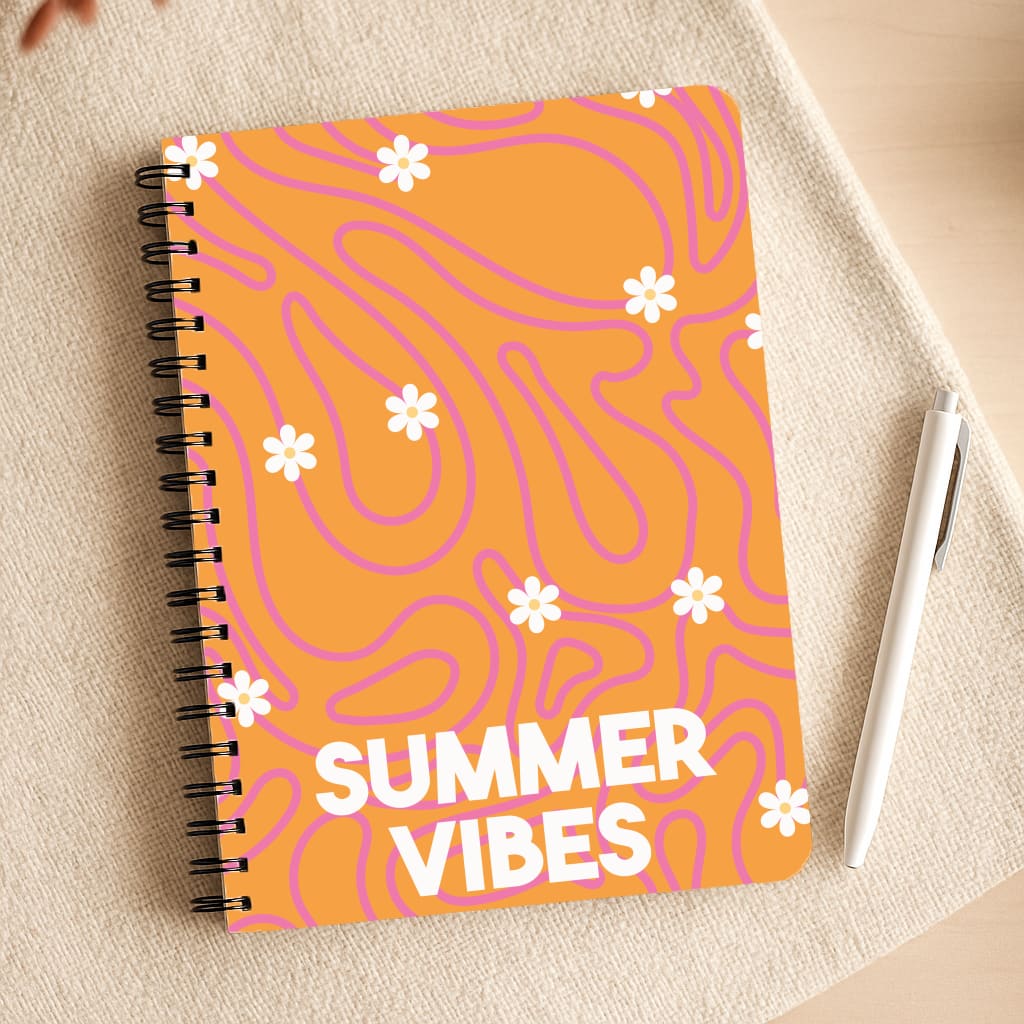 Summer Vibes Daisies Notepad
