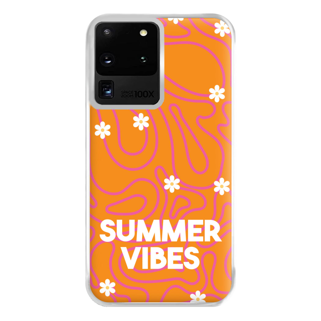 Summer Vibes Daisies Phone Case for Galaxy S20 Ultra