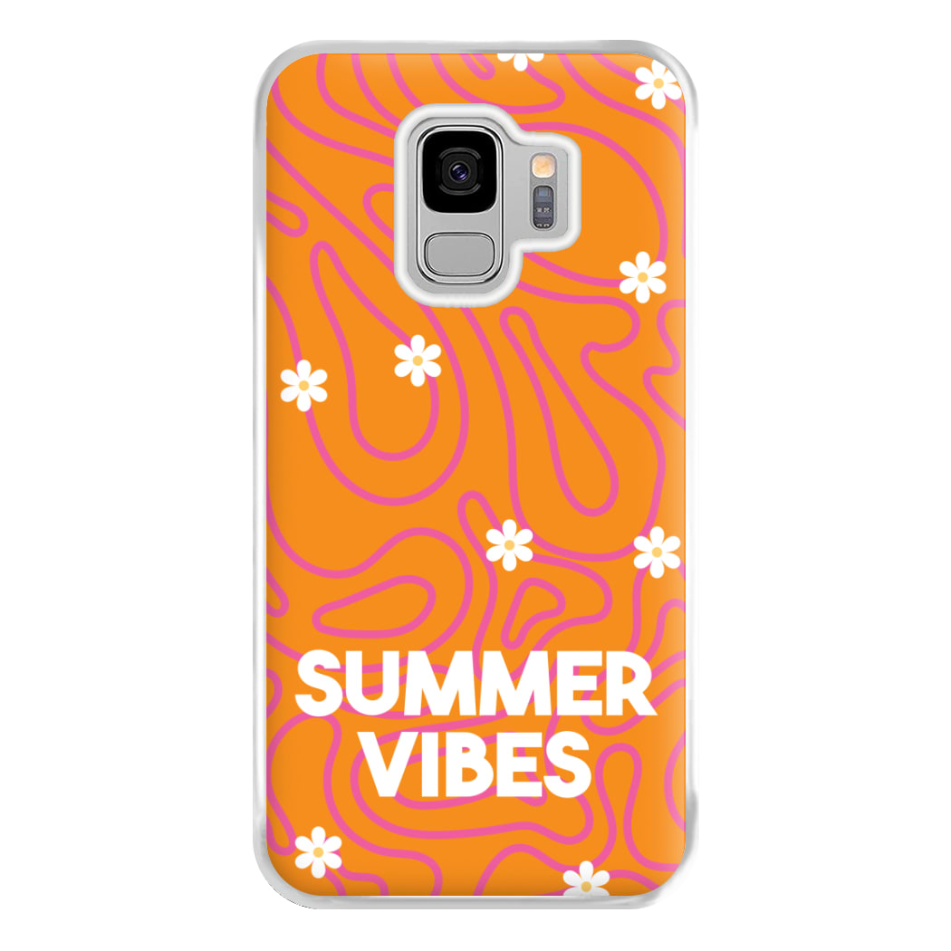 Summer Vibes Daisies Phone Case for Galaxy S9 Plus