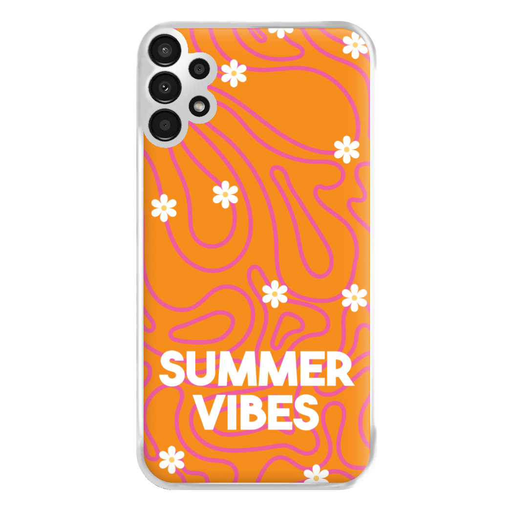 Summer Vibes Daisies Phone Case for Galaxy A13