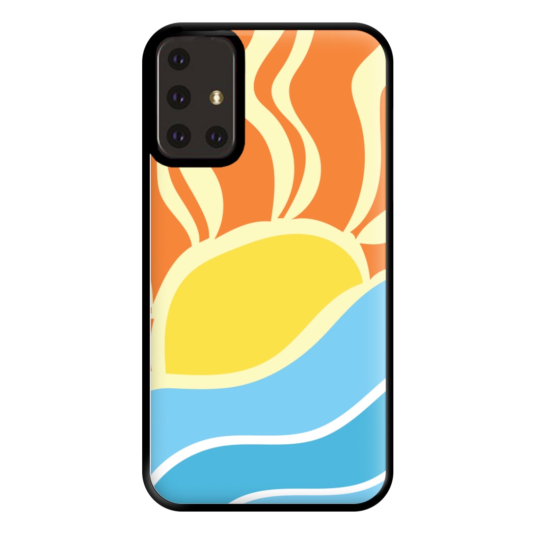 Abstract Sunset Phone Case for Galaxy A71