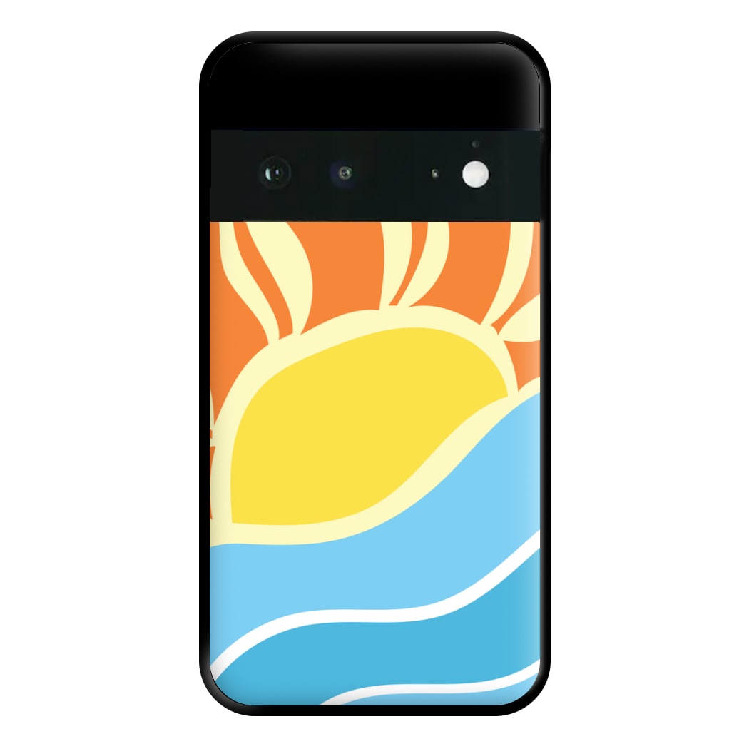 Abstract Sunset Phone Case for Google Pixel 6a