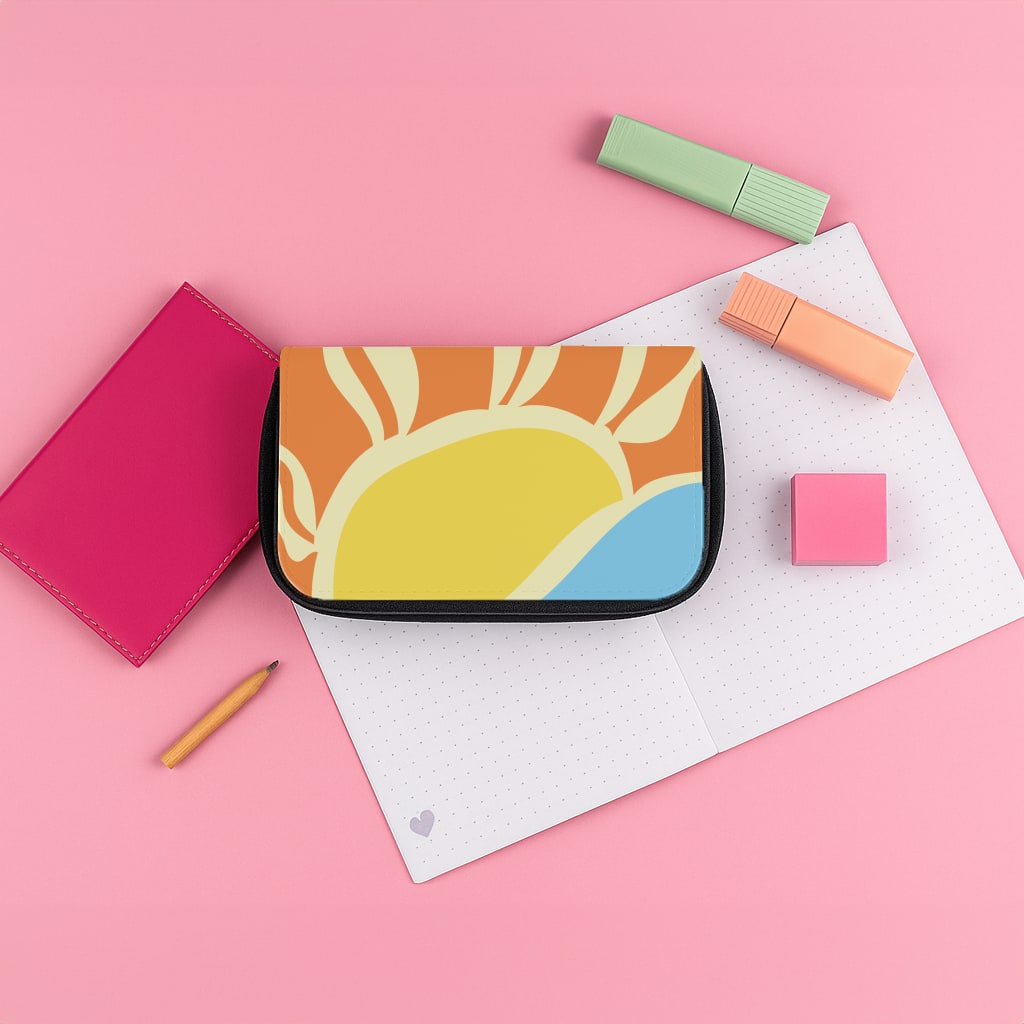 Abstract Sunset Pencil Case