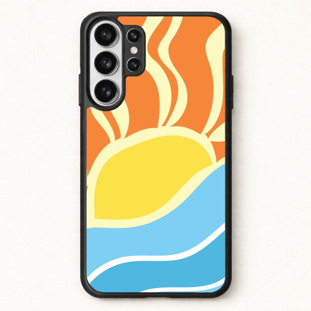 Abstract Sunset Phone Case for Galaxy S26 Ultra