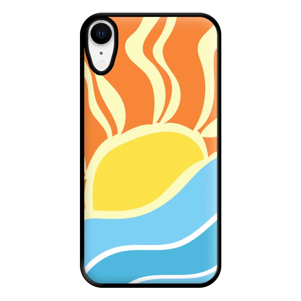 Abstract Sunset Phone Case for iPhone XR