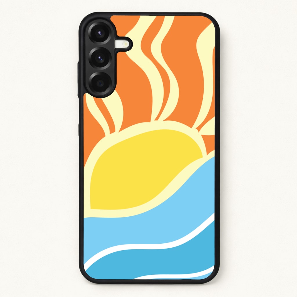 Abstract Sunset Phone Case for Galaxy A57