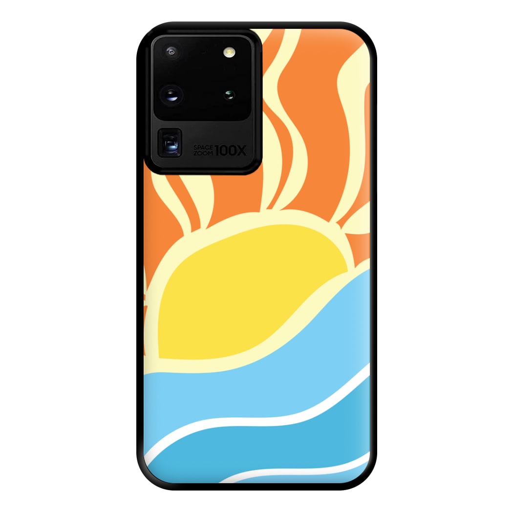 Abstract Sunset Phone Case for Galaxy S20 Ultra
