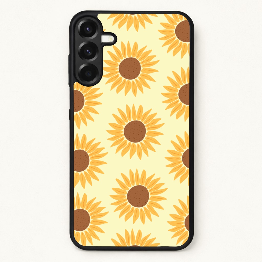 Sunflowers Abstract Pattern Phone Case for Galaxy A37