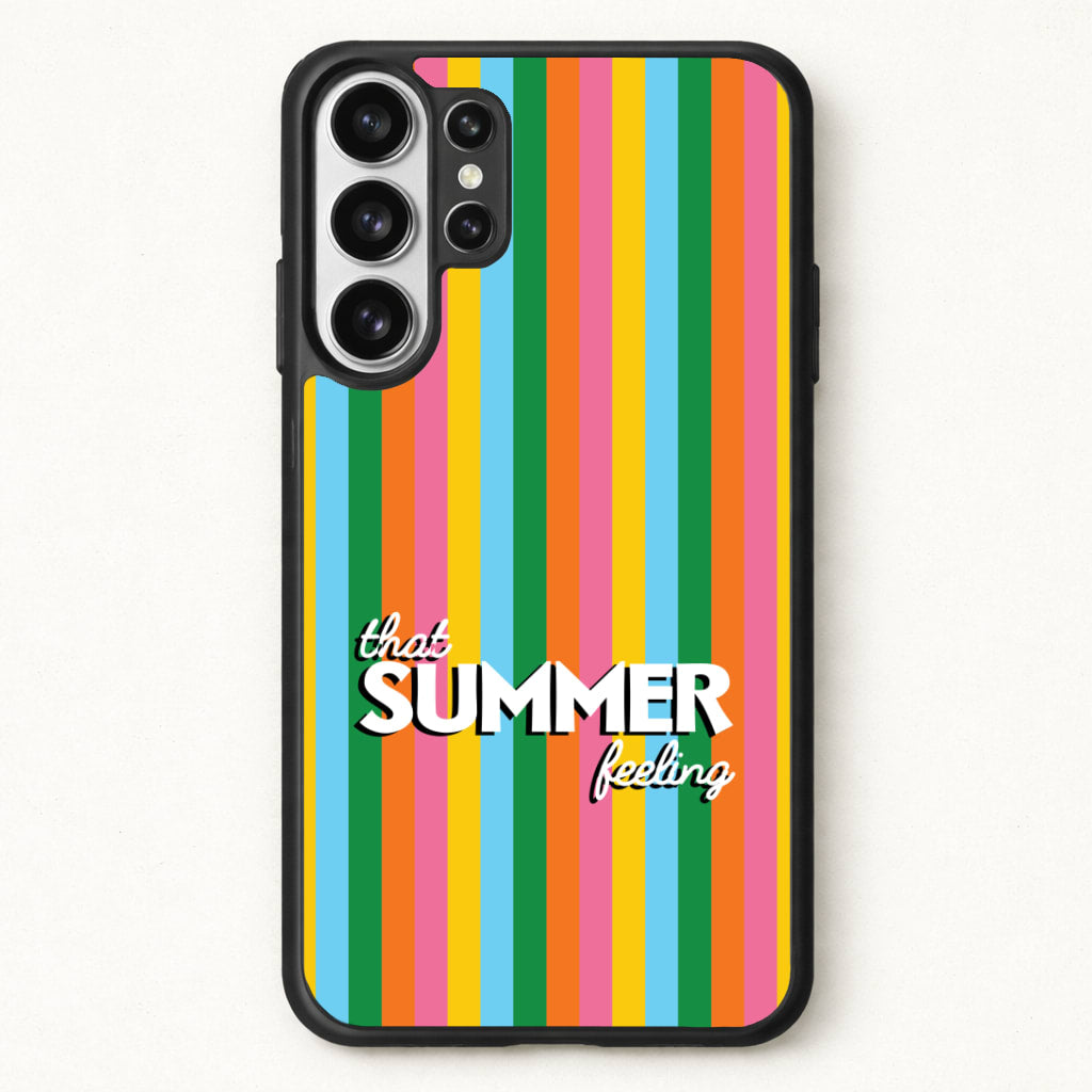 That Summer Feeling Stripes Phone Case for Galaxy S26 Ultra
