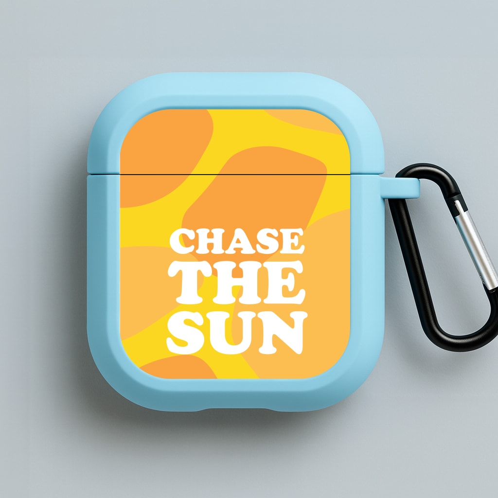 Chase The Sun Blue AirPods Case