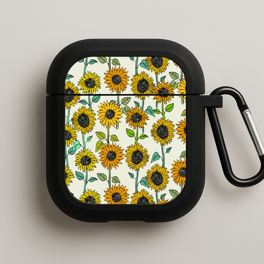 Painted Sunflowers AirPods Case